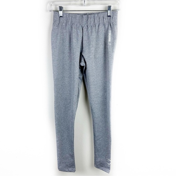 Gymshark Ark Jersey Leggings elastic waist gray marl size: S - Picture 1 of 10